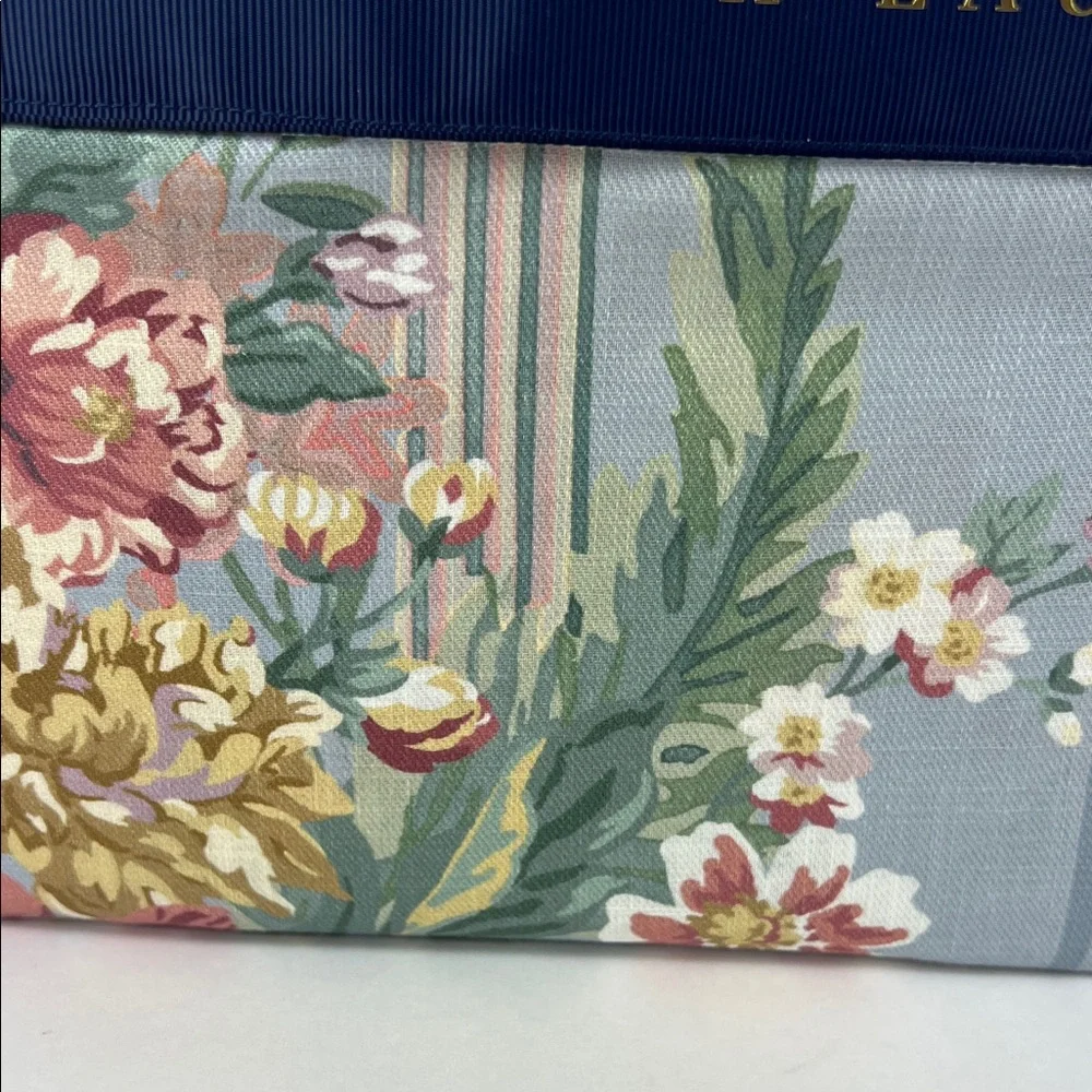 Ralph Lauren Adalia Duvet Cover Full Queen Blue Pink Floral Cottage Style NEW